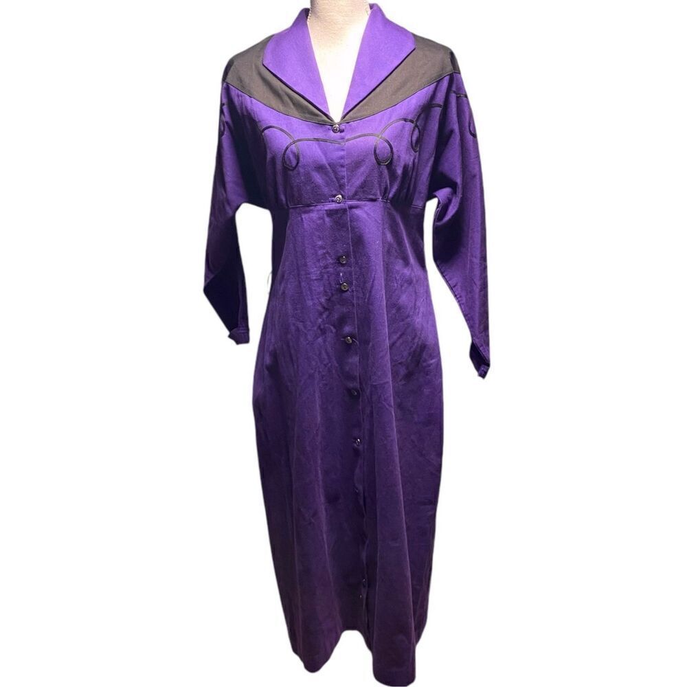 Roper Womens Purple Button Front Western Dress Size 11/12